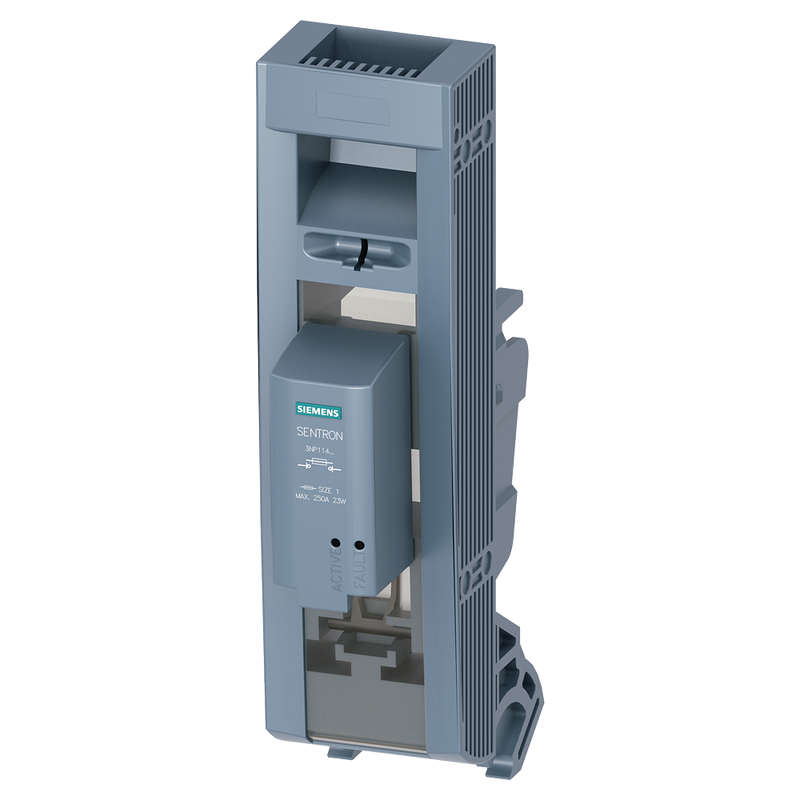 SIEMENS 3NP19411GB44 Fuse carrier with EFM15, for size NH1 1-pole, 120 - 440 V DC, accessory