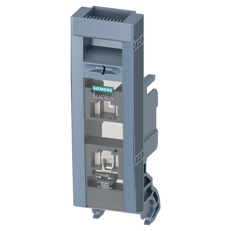 SIEMENS 3NP19511GA00 Standard fuse carrier, without fuse monitoring, for size NH2 1-pole