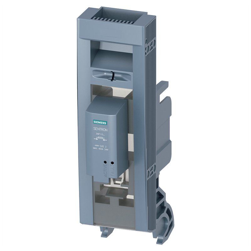 SIEMENS 3NP19511GB41 Fuse carrier with EFM15, for size NH2 1-pole, 110 ... 690 V AC (L-N) accessory