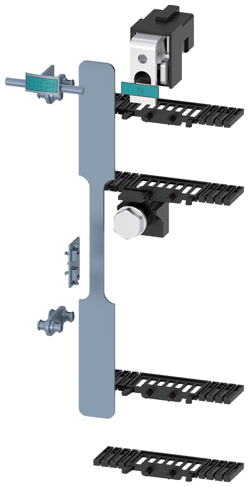 SIEMENS 3NP19541ED00 Assembly kit, to create 4-pole 3NP1 for mounting on 60 mm busbar