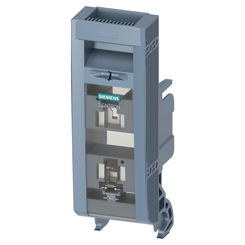 SIEMENS 3NP19611GA00 Standard fuse carrier, without fuse monitoring, for size NH3 1-pole