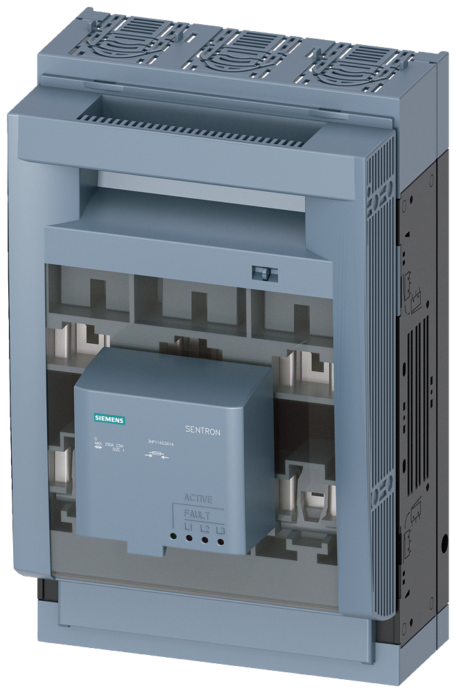 SIEMENS 3NP11431DA14 SENTRON, 3NP1 fuse switch disconnector, 3-pole, NH1, 250 A