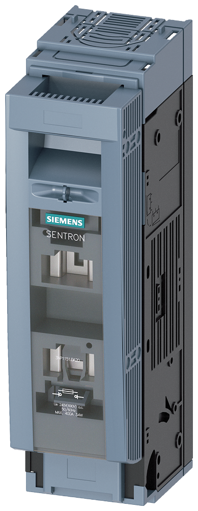 SIEMENS 3NP11511DA20 SENTRON, 3NP1 fuse switch disconnector, 1-pole, NH2, 400 A