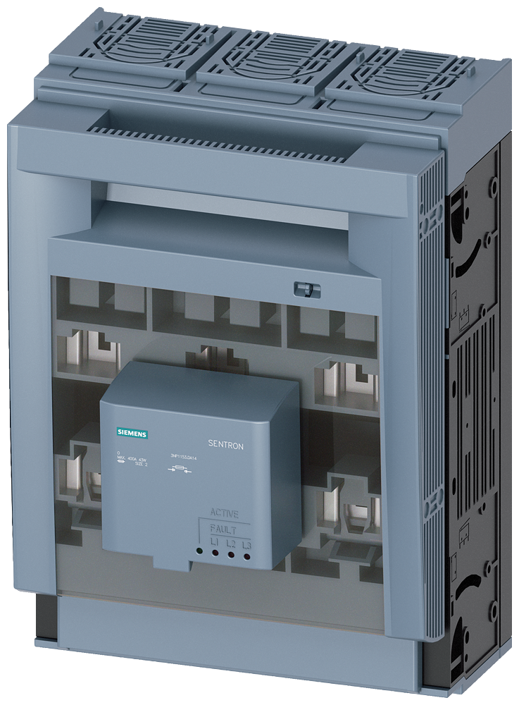 SIEMENS 3NP11531DA14 SENTRON, 3NP1 fuse switch disconnector, 3-pole, NH2, 400 A