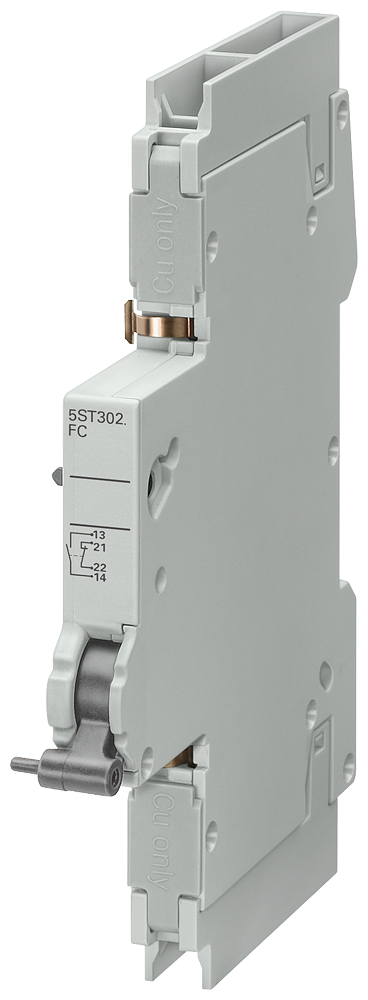 SIEMENS 5ST3021-0HG Fault signal contact 2 NO, for miniature circuit breaker in accordance with UL 489