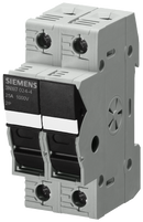 SIEMENS 3NW7024-4 SENTRON, cylindrical fuse holder, 10x38 mm, 2-pole, In: 25 A, Ue DC: 1000 V