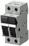 SIEMENS 3NW7024-4 SENTRON, cylindrical fuse holder, 10x38 mm, 2-pole, In: 25 A, Ue DC: 1000 V