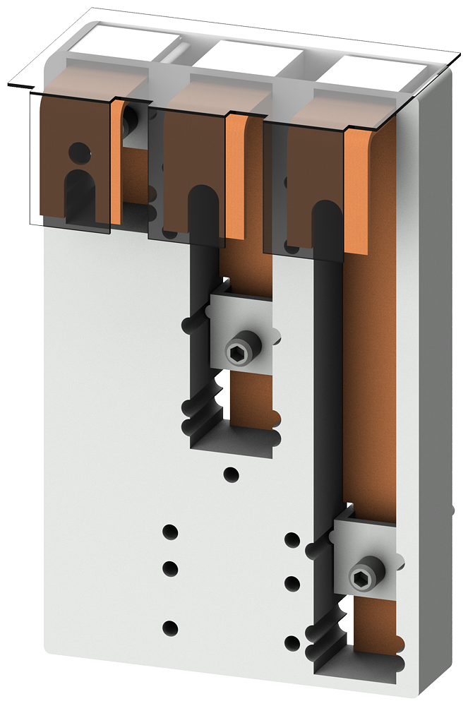 SIEMENS 8US1291-4SB00 Busbar system, busbar center-to-center spacing 60 mm, device adapter, width: 108 mm