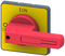 SIEMENS 3LD9243-3B Rotary operator, selector switch red/yellow, for four-hole/front mounting, accessory