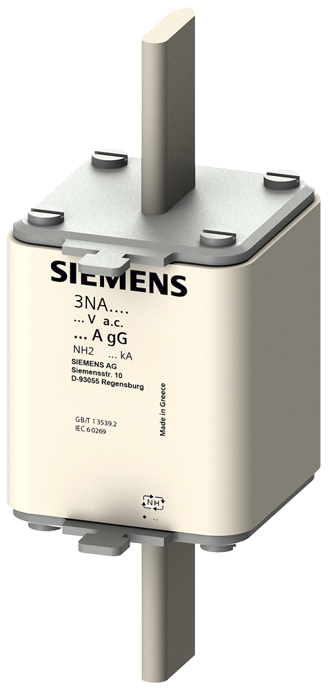 SIEMENS 3NA3252 LV HRC fuse link, NH2, In: 315 A, gG, Un AC: 500 V, Un DC: 440 V
