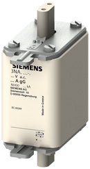 SIEMENS 3NA3836 LV HRC fuse link, NH00, In: 160 A, gG, Un AC: 500 V, Un DC: 250 V