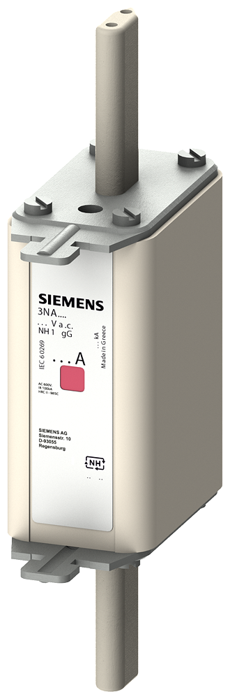 SIEMENS 3NA7136-6 LV HRC fuse link, NH1, In: 160 A, gG, Un AC: 690 V, Un DC: 440 V