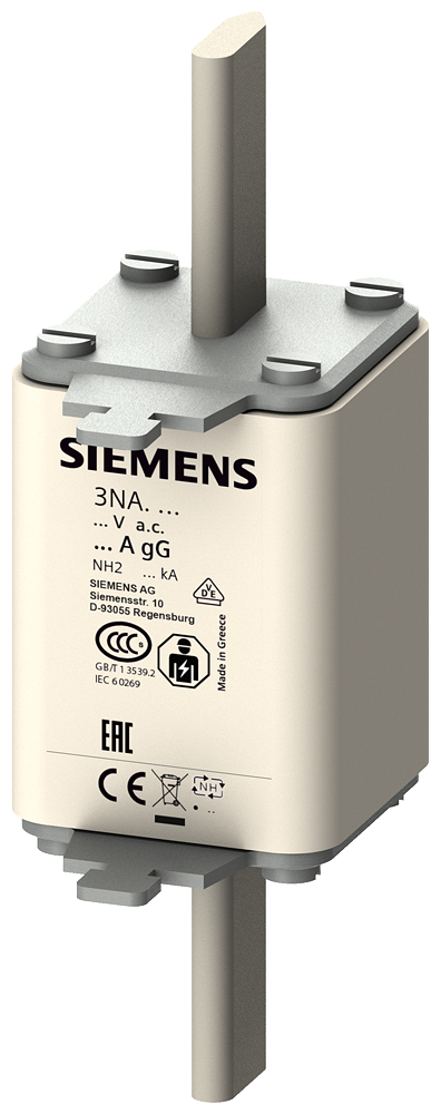 SIEMENS 3NA3236 LV HRC fuse link, NH2, In: 160 A, gG, Un AC: 500 V, Un DC: 440 V
