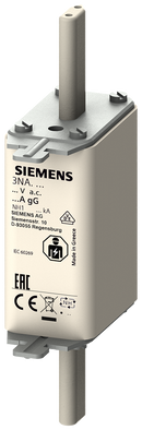 SIEMENS 3NA3136 LV HRC fuse link, NH1, In: 160 A, gG, Un AC: 500 V, Un DC: 440 V
