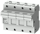 SIEMENS 3NW7162 SENTRON, cylindrical fuse holder, 14x51 mm, 3-pole+N, In: 50 A, Un AC: 690 V, LED