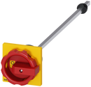 SIEMENS 3KD9001-6 Accessory for 3KD0 size 01/02 door-coupling rotary operating mechanism, complete, red/yellow