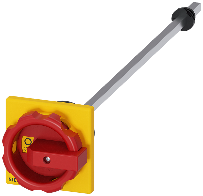 SIEMENS 3KD9001-6 Accessory for 3KD0 size 01/02 door-coupling rotary operating mechanism, complete, red/yellow