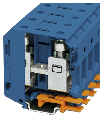 SIEMENS 8WH10000AP01 Terminal, screw terminal, through-type terminal, 70 mm², blue