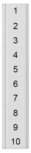 SIEMENS 8WH8141-0AB05 Labeling plates 3.5 mm, flat, transverse, 1-10