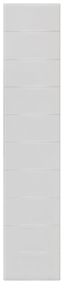 SIEMENS 8WH8140-2XA05 Labeling plate, front, width: 5.2 mm, snap-on mounting, white, 2.5 mm2