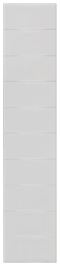 SIEMENS 8WH8140-2XA05 Labeling plate, front, width: 5.2 mm, snap-on mounting, white, 2.5 mm2