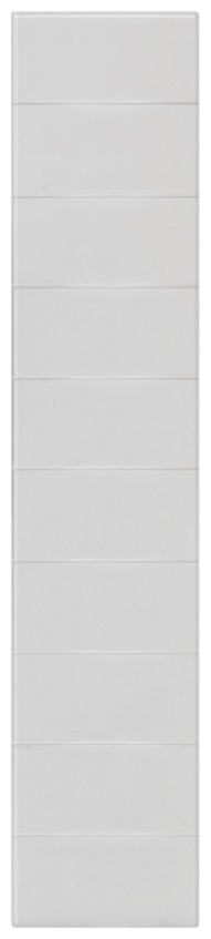 SIEMENS 8WH8140-2XA05 Labeling plate, front, width: 5.2 mm, snap-on mounting, white, 2.5 mm2