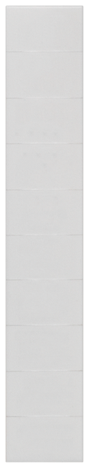 SIEMENS 8WH8140-3XA05 Labeling plate, front, width: 6.2 mm, snap-on mounting, white, 4 mm2
