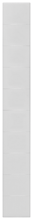 SIEMENS 8WH8140-4XA05 Labeling plate, front, width: 8.2 mm, snap-on mounting, white, 6 mm2