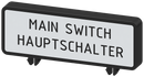 SIEMENS 3LD92861A Additional label, German/English, 47 mm x 17 mm, accessory