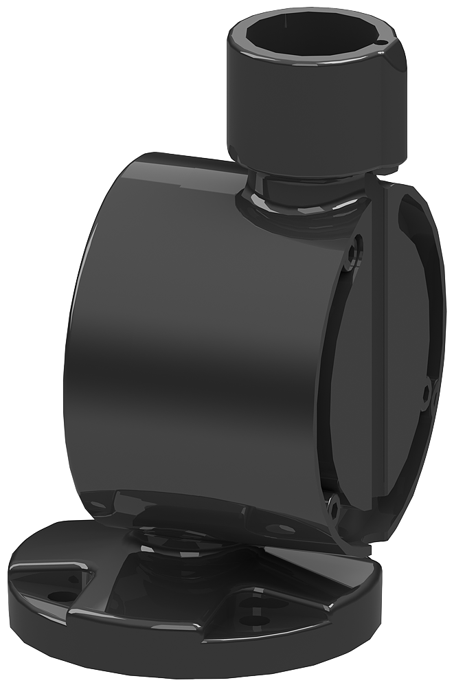 SIEMENS 8WD4408-0DF Articulated foot, plastic for pipe mounting for 8WD4 signaling columns