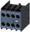 SIEMENS 3RH2911-1FA22 Auxiliary switch 2 NO+2 NC current paths: 1 NO, 1 NC, 1 NO for contactor relays/motor contactors S00/S0