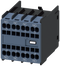 SIEMENS 3RH2911-2FA22 Auxiliary switch 2 NO+2 NC, current paths: 1 NO, 1 NC, 1 NC, 1 NO