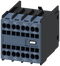 SIEMENS 3RH2911-2XA31-0MA0 Auxiliary switch 3 NO+1 NC, current paths: 1 NO, 1 NC, 1 NO, 1 NO