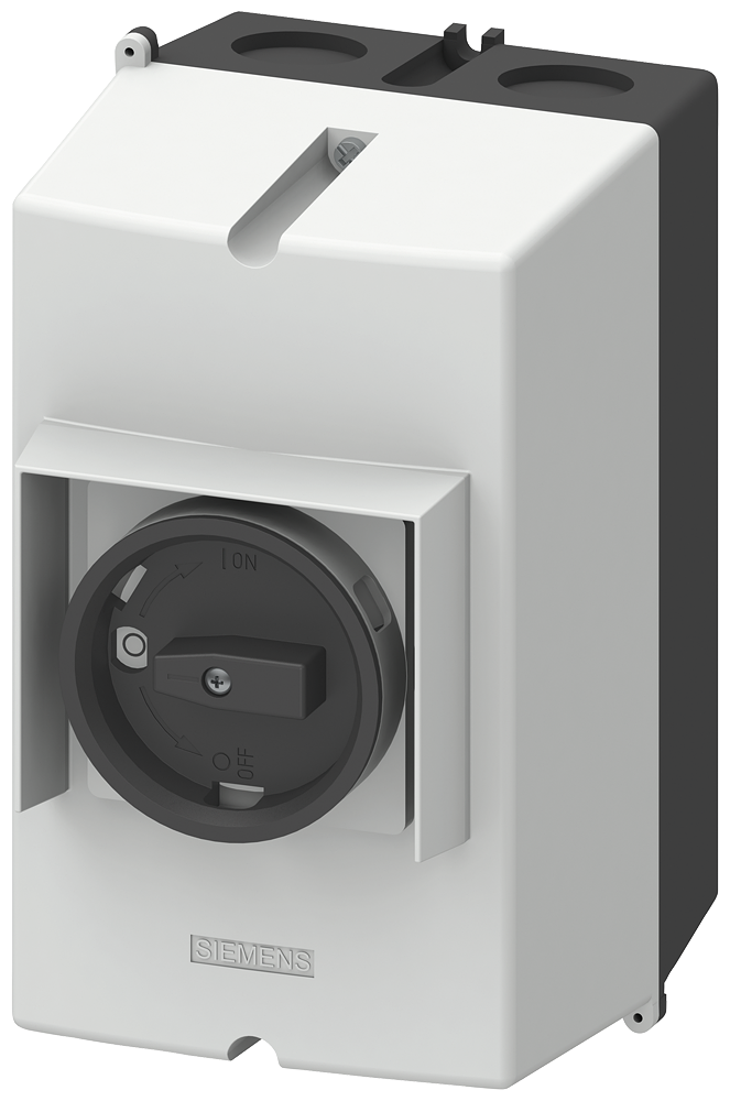 SIEMENS 3RV1923-1DA01 Cast aluminum enclosures for surface mounting IP65, installation width: 72 mm, PE terminal for circuit breaker S0