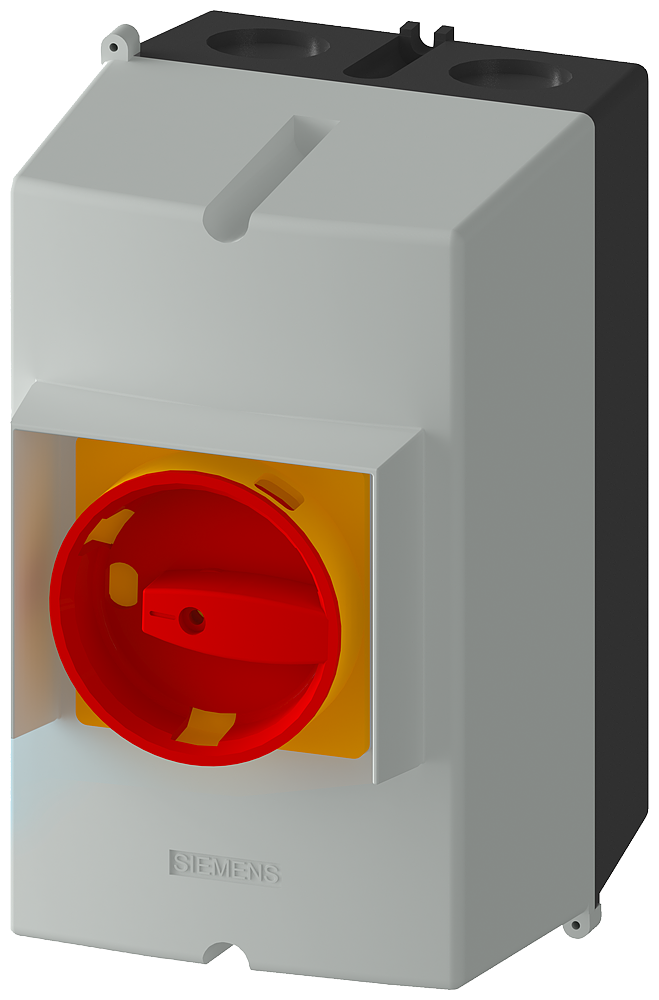 SIEMENS 3RV1923-1GA01 Cast aluminum enclosures for surface mounting IP65, installation width 72 mm, PE terminal