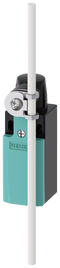 Siemens 3SE5232-0HK82 Position switch Plastic enclosure according to EN 50047, 31 mm Device connection 1 x (M20 x 1.5) 1 NO/1 NC quick action contacts integrated (not replaceable) Rod lever Plastic rod 200 mm