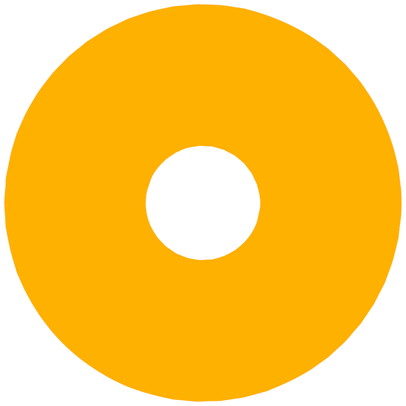 SIEMENS 3SB3921-0AB Backing plate round for emergency stop mushroom pushbutton, yellow, self-adhesive