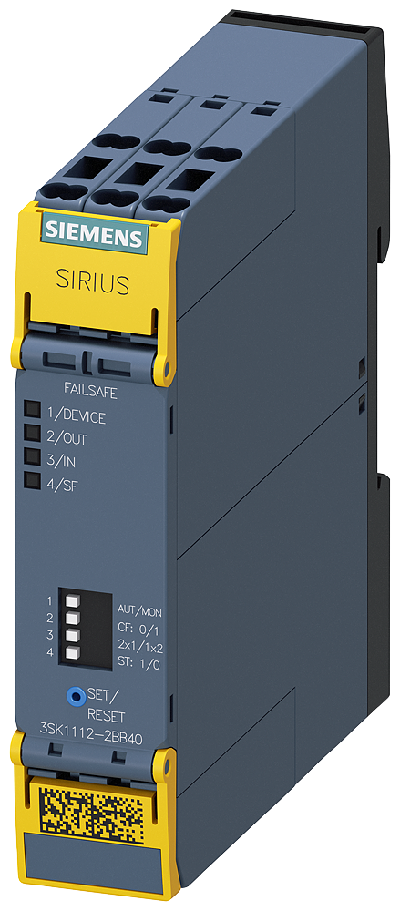 SIEMENS 3SK1112-2BB40 SIRIUS safety relay basic unit Standard series electronic outputs 2