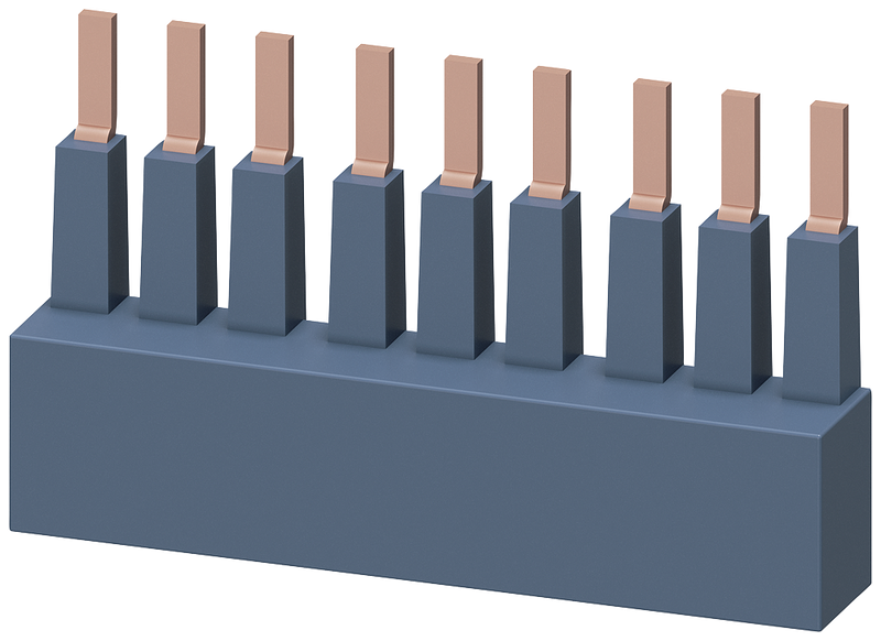 SIEMENS 3RM1910-1BA 3-phase busbar for 3 3RM1 motor starters