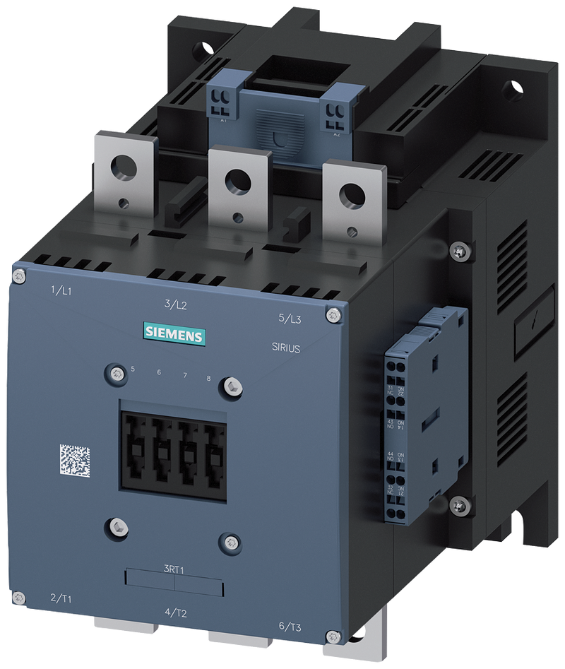 SIEMENS 3RT1476-2AP36 Contactor, AC-1, 690 A/690 V/40 °C, 3-pole, 220-240 V AC/DC, 2 NO+2 NC