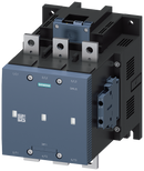 SIEMENS 3RT1276-6NF36 Vacuum contactor, AC-3e, 500 A/250 kW/400 V, 3-pole, 96-127 V AC/DC, PLC-IN optional, 2 NO+2 NC, connection bar/screw terminal