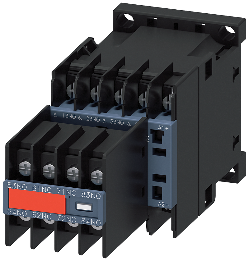 SIEMENS 3RH2262-4BB40 Contactor relay, 6 NO+2 NC, 24 V DC, S00, ring cable connection