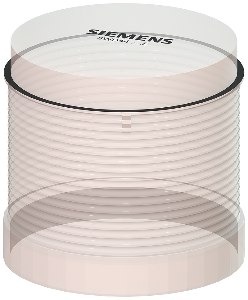 SIEMENS 8WD4420-0CE Signaling column single-flash light element clear, 24 V DC