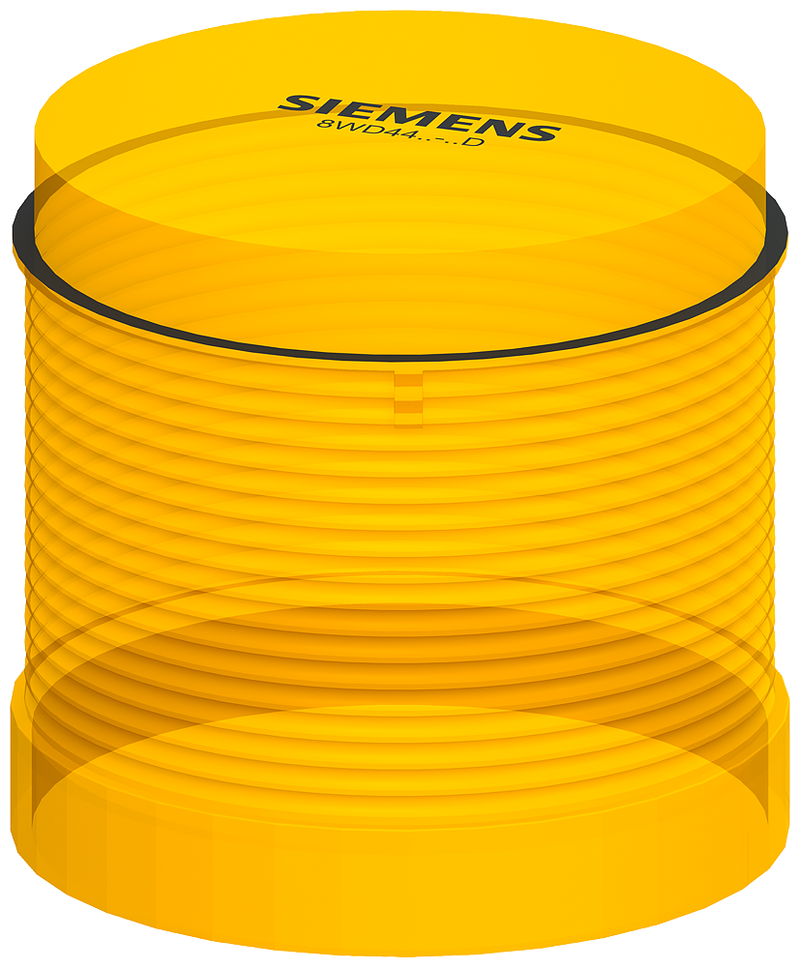 SIEMENS 8WD4420-5AD Signaling column continuous light element LED yellow, 24 V AC/DC
