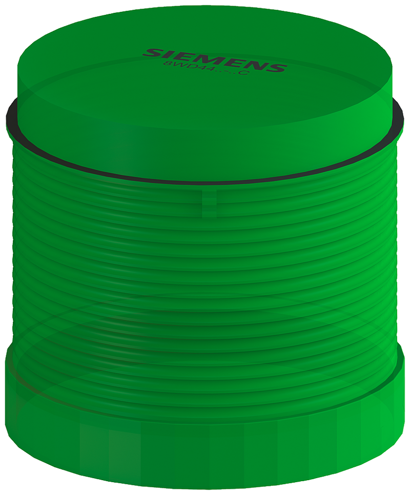 SIEMENS 8WD4420-0CC Signaling column single-flash light element green, 24 V DC