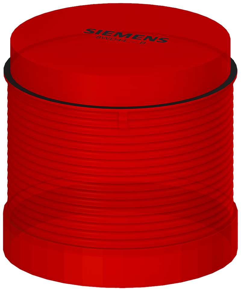 SIEMENS 8WD4400-1AB Signaling column continuous light element red, 12-240 V AC/DC