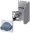 SIEMENS 3RV2926-2B Door-coupling rotary operating mechanism for circuit breaker, S00/S0, handle gray