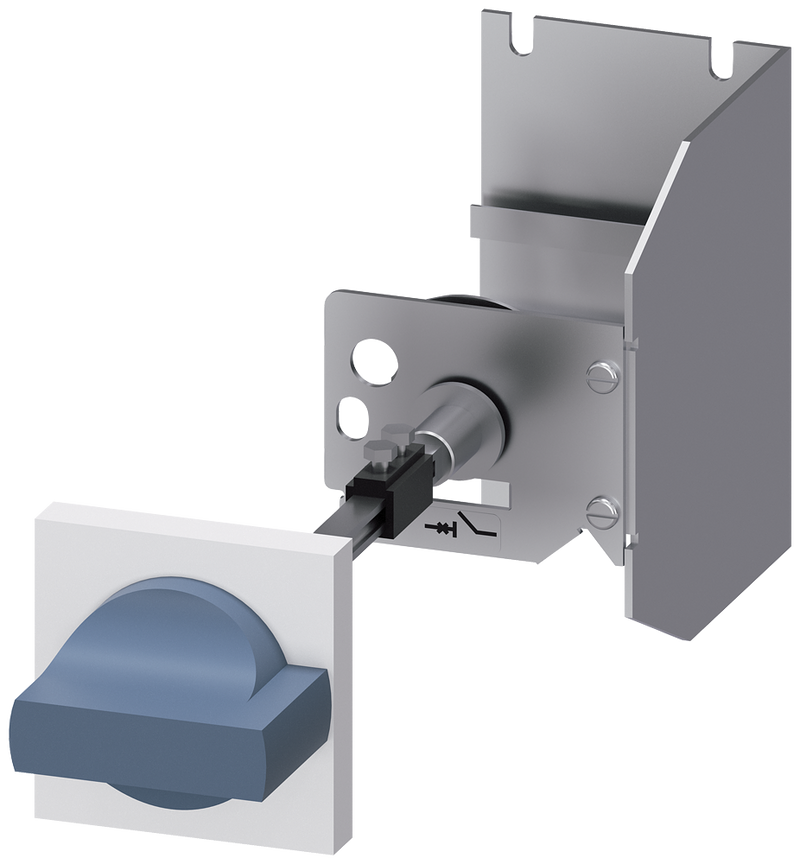 SIEMENS 3RV2926-2B Door-coupling rotary operating mechanism for circuit breaker, S00/S0, handle gray