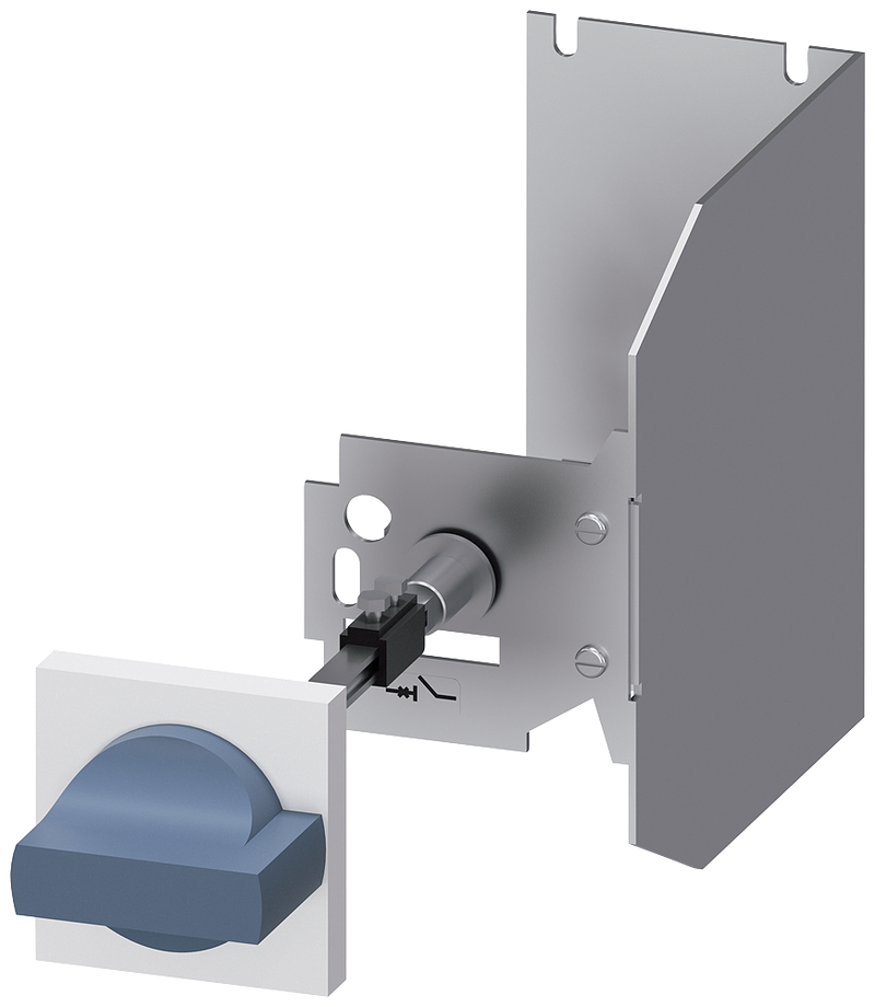 SIEMENS 3RV2936-2B Door-coupling rotary operating mechanism, for circuit breaker, handle gray