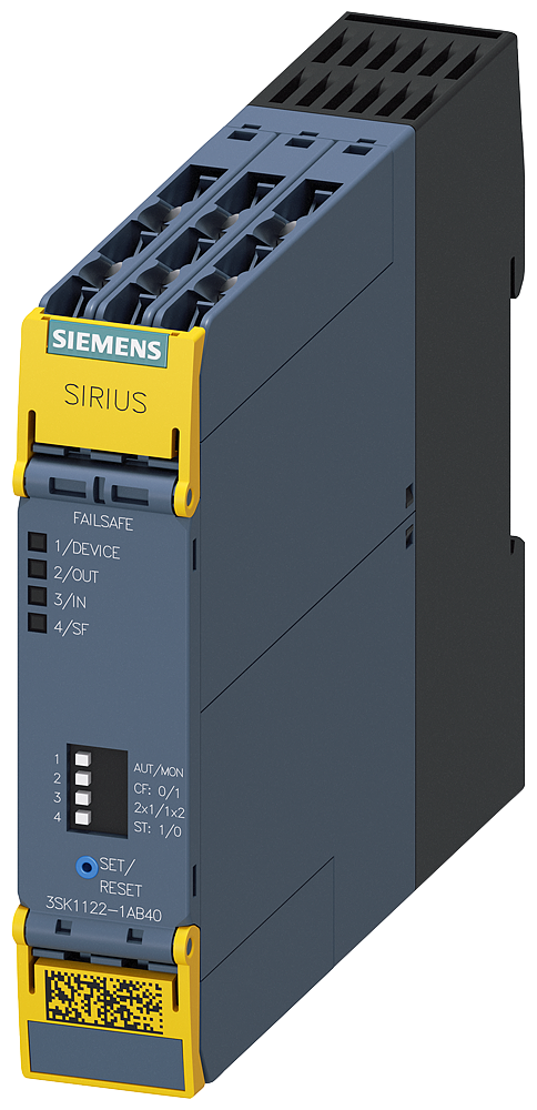 SIEMENS 3SK1122-1AB40 SIRIUS safety relay basic unit advanced series 3 electronic release